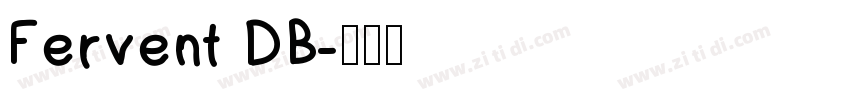 Fervent DB字体转换